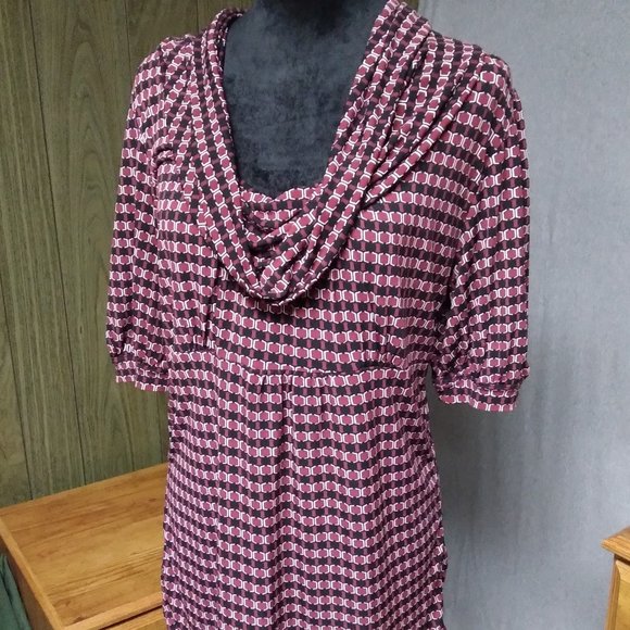 Ann Taylor Loft cowl neck blouse size M - Picture 2 of 14
